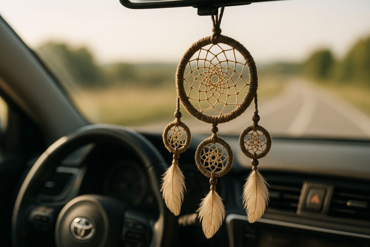 Attrape-rêve voiture : style et protection
